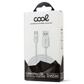 CABO USB UNIVERSAL COOL COMPATÍVEL (MICRO-USB) 1,2m BRANCO 3A