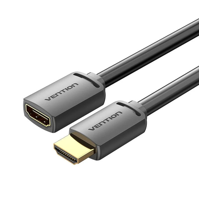 CABO DE EXTENSÃO HDMI MACHO PARA HDMI FÊMEA 2.0 4K VENTION - 1 M - PRETO