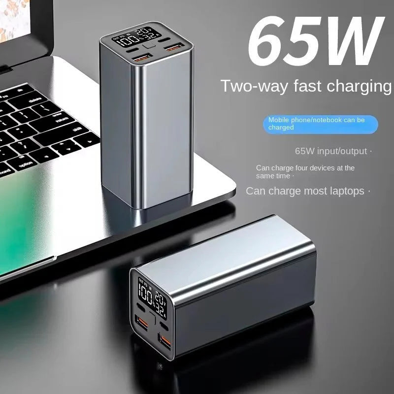 BATERIA EXTERNA UNIVERSAL 65W 20.000 MAH (PORTÁTEIS) COOL CINZENTO