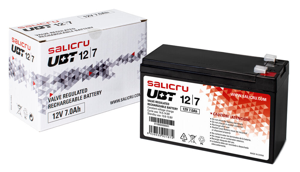 Bateria Salicru UBT 12/7 para UPS/UPS 7Ah 12V