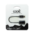 CABO DE ENTRADA USB OTG TIPO C COOL UNIVERSAL (PRETO)