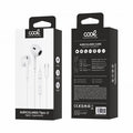 AURICULARES COM FIO TYPE C BRANCO CELEBRAT
