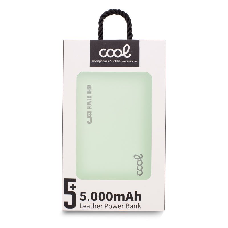 BATERIA EXTERNA 5000MHA COOL VERDE