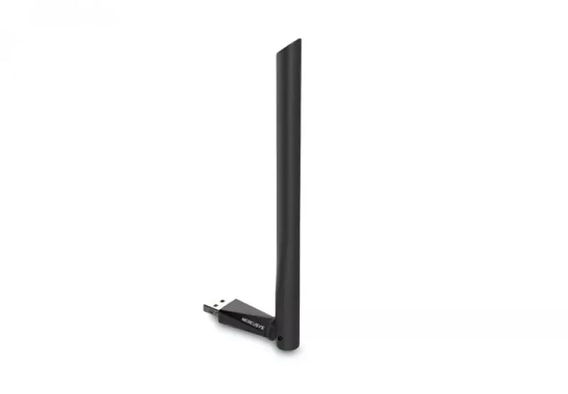 ADAPTADOR USB WI-FI DUAL BAND AC650 MERCUSYS MU6H - ATÉ 200 MBPS EM 2,4 GHZ, ATÉ 433 MBPS EM 5 GHZ - USB 2.0 - ALTO GANHO - ANTENA DE 5 DBI