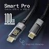 CABO USB-C PARA USB-C SMART PRO 60W COM ECRÃ DIGITAL APOKIN 81805