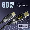 CABO USB-C PARA USB-C SMART PRO 60W COM ECRÃ DIGITAL APOKIN 81805