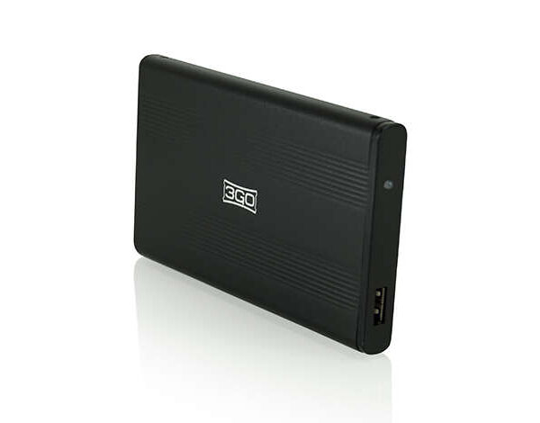 3GO Caixa Externa HDD25BK12 2.5" USB 2.0 Preta